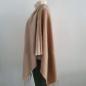 Preview: Poncho / Cape mit Kaschmir in Beige